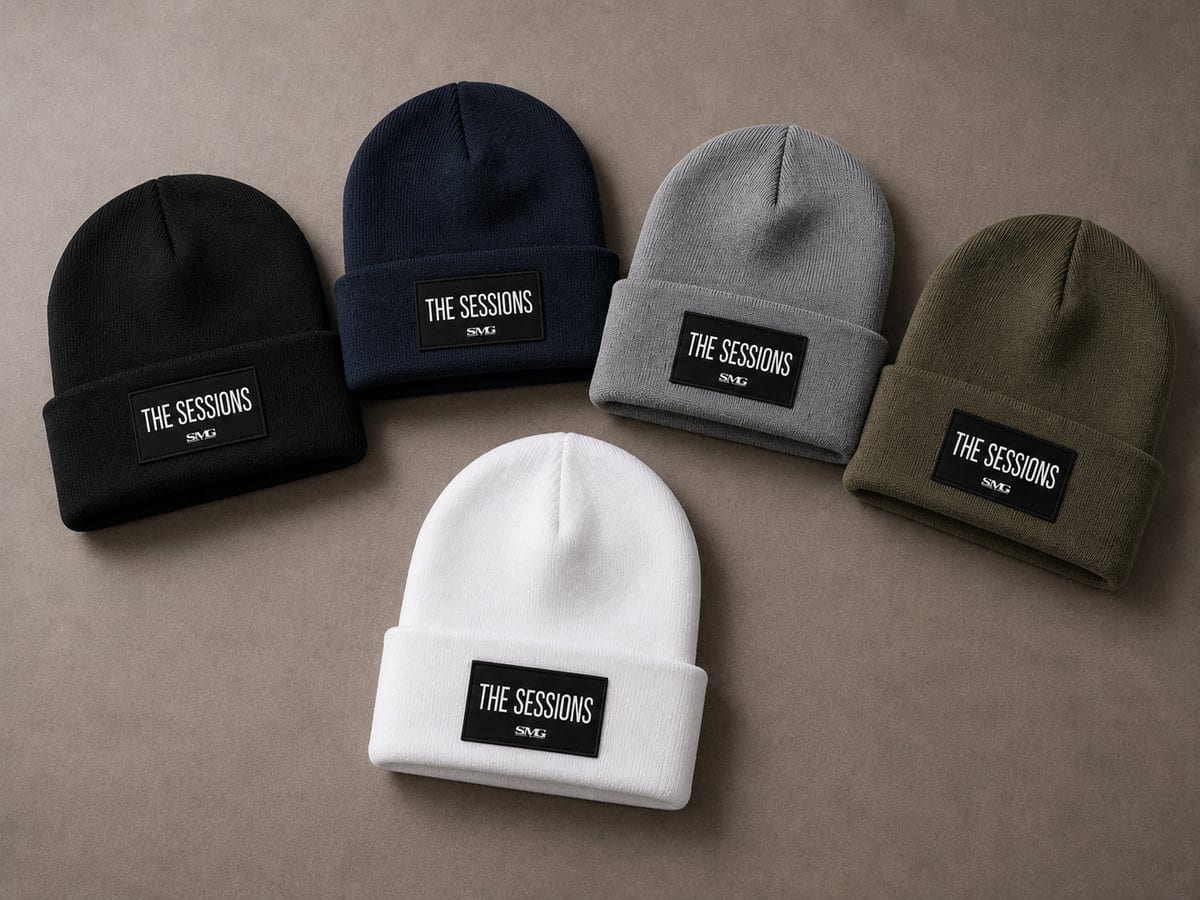 The Sessions beanie, five colourways